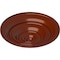 Ekena Millwork Classic Ceiling Medallion (Fits Canopies up to 4 1/8"), Hand-Painted Firebrick, 13 1/4"OD x 1/2"P CM13CLFIF - alternate 2